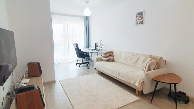 Theodor Pallady, Drumul Gura Fagetului, bloc nou, parcare